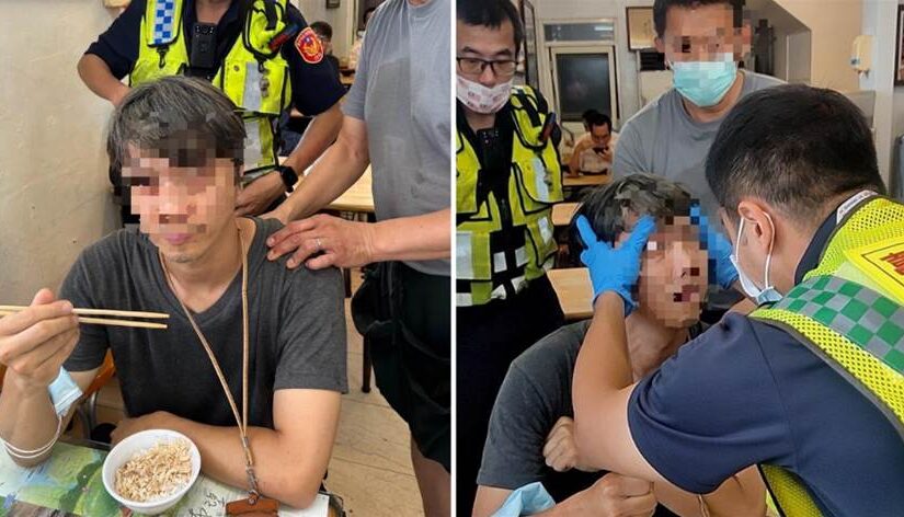 台中男用餐到一半突「石化」，眾人嚇壞，送醫後得知竟是這原因